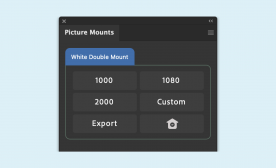 Photoshop Picture Double Mounts