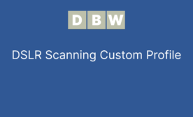 Making A DSLR Scanning Custom Profile