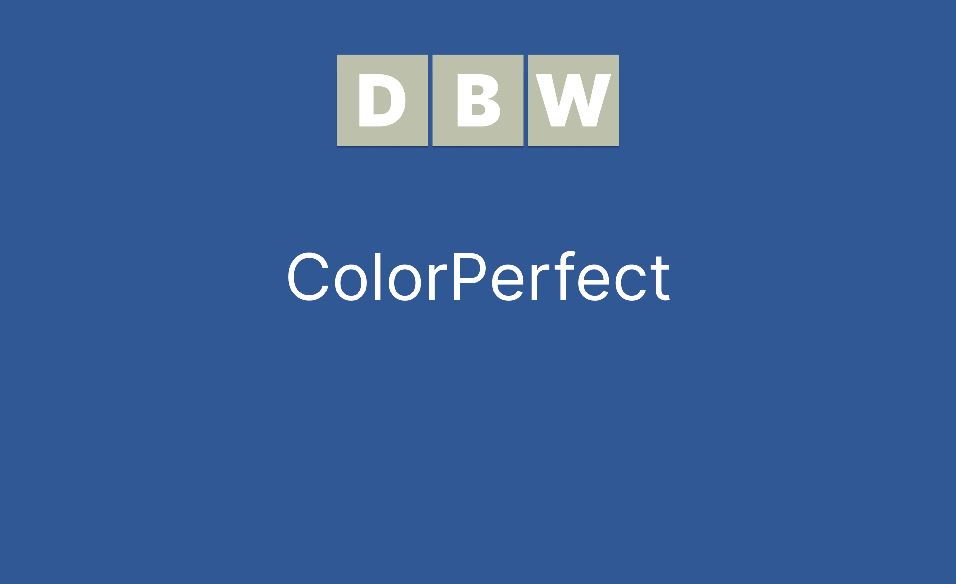 ColorPerfect Video